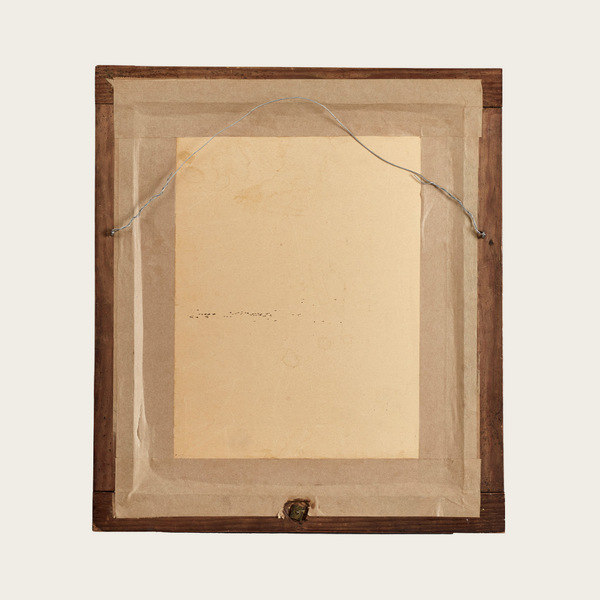 Antique 1850's Burled Birch Swedish Wall Mirror