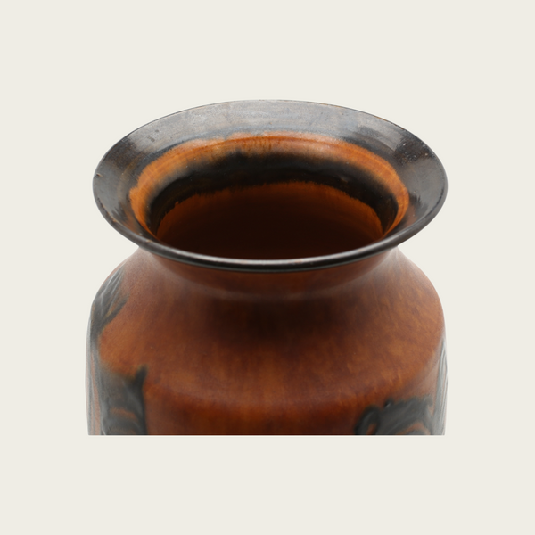 1930s Ceramic Baroque Urn by Gabriel Burmeister for Gabrielverk