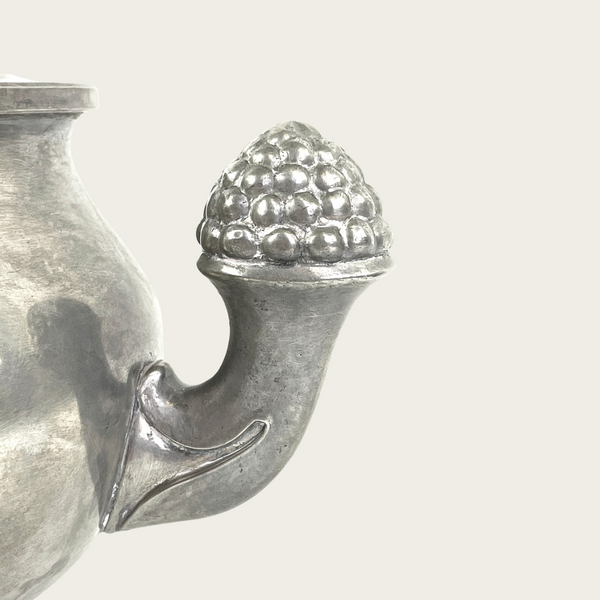 Art Deco Pewter Terrine with Lid by GAB, Sweden