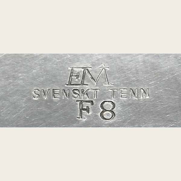 1940's Swedish Polished Pewter Jar with Lid by Svenskt Tenn