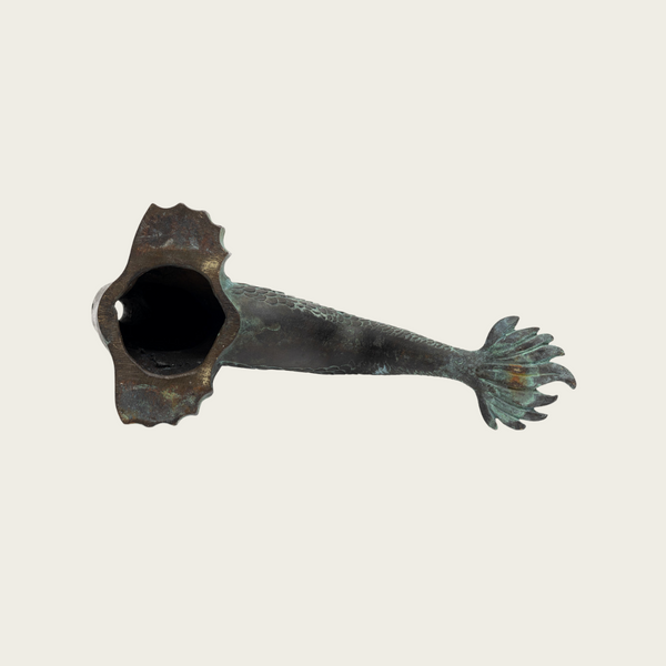 1950's Patinated Bronze Sculpture of a Fish in the Style of Carl Milles