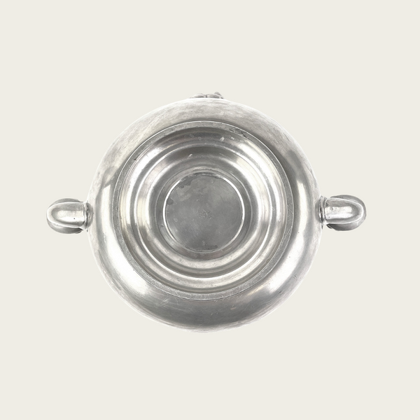 Art Deco Pewter Terrine with Lid by GAB, Sweden