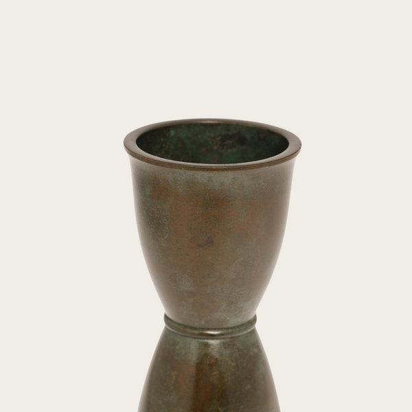 1960s Japanese Bronze Vase
