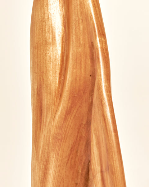 Organic Teakwood Abstract Standing Sculpture