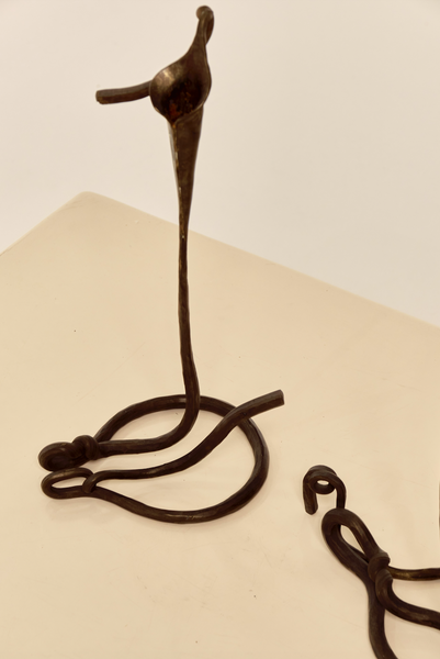 Pair of Large Calla Lily Shaped Candle Holders by Jack Brubaker