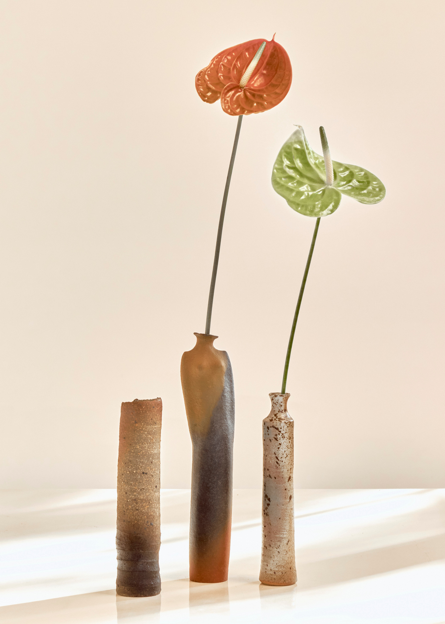 Trio of Scandinavian Ceramic Vases, Sweden 1950’s