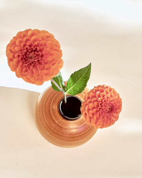 Stoneware Bulb Vase by Gertrud Lönegren