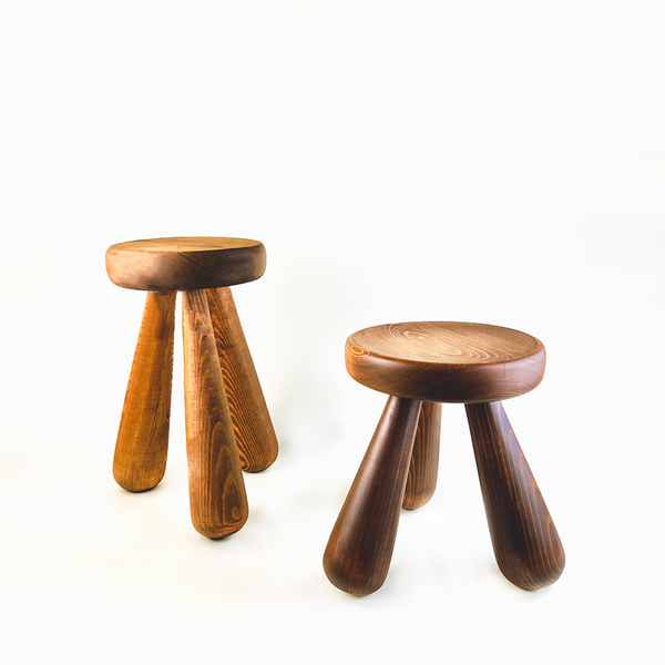 1970's Swedish Round Foot Stool (Short)